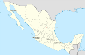 Archivo:Sitios con evidencia preclovis en México
