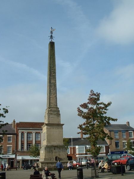 The Square Ripon ; The obelisk
