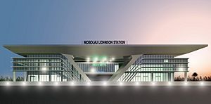 Archivo:Train station Mobolaji Johnson