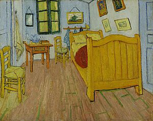 Archivo:Vincent van Gogh - De slaapkamer - Google Art Project