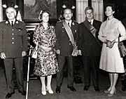 Vizita președintelui Consiliului de Stat al R.S.R. și a Elenei Ceaușescu în Republica Peru. Cei doi președinți împreună cu soțiile.jpg