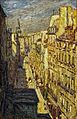 (Barcelona) A Paris Street (Winter Sunshine) by Marià Pidelaserra in MNAC