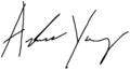 Andrew Yang signature