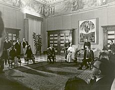 Apollo 11 Astronauts Receive a Papal Audience by Pope Paul VI - GPN-2002-000018