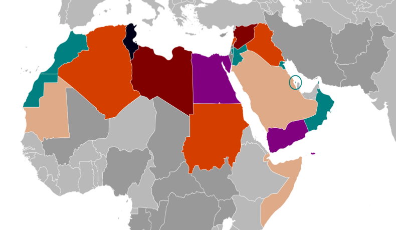 Archivo:Arab Spring and Regional Conflict Map