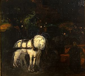 Archivo:BMVB - Hermen Anglada Camarasa - Efecte de nit-Estudi de cavalls - 1582