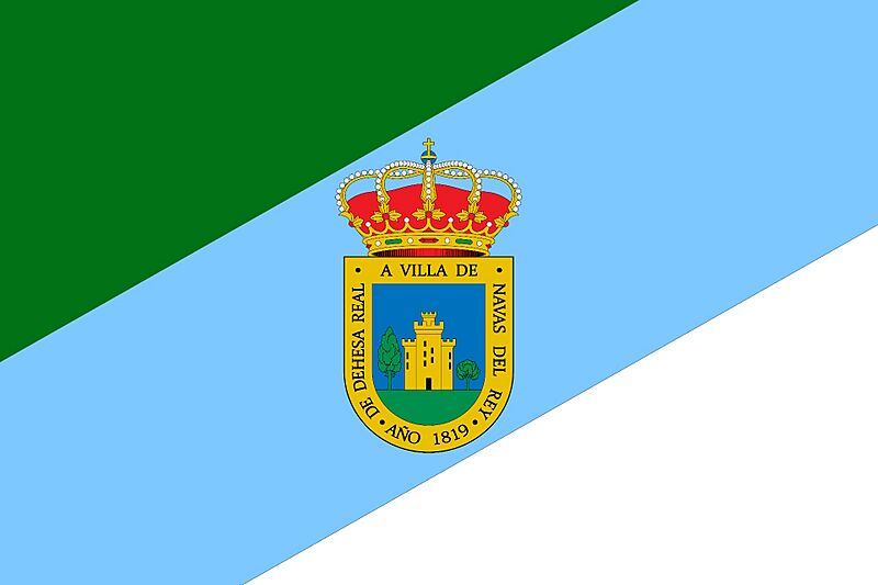 Bandera de Navas del Rey