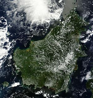 Archivo:Borneo seen from space