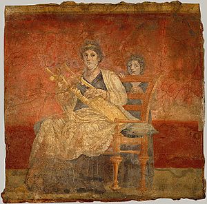 Archivo:Boscoreale fresco woman kithara