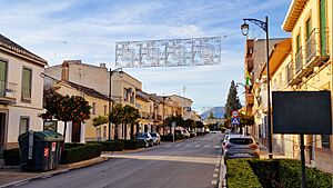 Archivo:Calle Real, en Valderrubio (Granada)