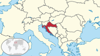 Croatia in its region.svg