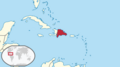 Dominican Republic in its region