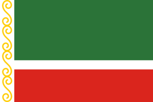 Archivo:Flag of Chechen Republic since 2004