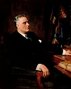 Archivo:Franklin Roosevelt - Presidential portrait