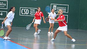Archivo:Frontenis women's doubles match