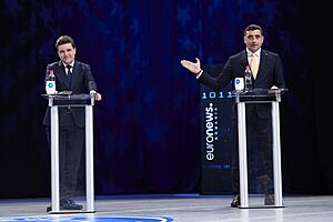 Archivo:George Simion versus Nicușor Dan 8.5.2025 (11)