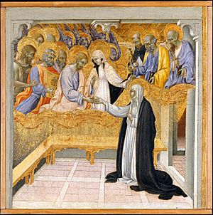 Archivo:Giovanni di Paolo The Mystic Marriage of Saint Catherine of Siena