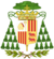 Historical Coat of Arms of Ecclesiastic Co-Prince of Andorra.svg