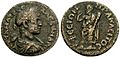 IONIA, Ephesus. Severus Alexander. AD 222-235. 22mm philosopher Heraclitus (the obscure)