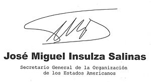 Archivo:José Miguel Insulza firma y cargo