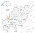 Karte Gemeinde Oulens-sous-Echallens 2013