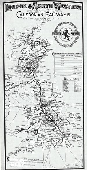 Archivo:LNWR & Caledonian Railway map