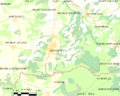 Map commune FR insee code 10317
