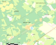 Map commune FR insee code 33555.png