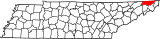 Map of Tennessee highlighting Sullivan County.svg