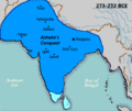 Mauryan Empire Map of Ashoka