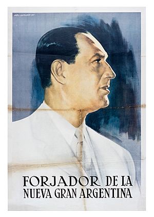 Archivo:Museo del Bicentenario - Afiche "Forjador de la Nueva Argentina"