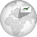 Northern Cyprus (orthographic projection)