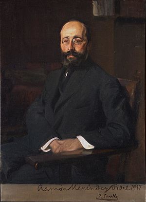 Archivo:Ramón Menéndez Pidal, por Joaquín Sorolla