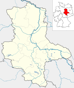 Braunsbedra ubicada en Sajonia-Anhalt