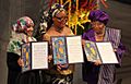 Tawakkul Karman Leymah Gbowee Ellen Johnson Sirleaf Nobel Peace Prize 2011 Harry Wad