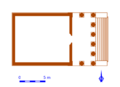 Temple de Vic plan