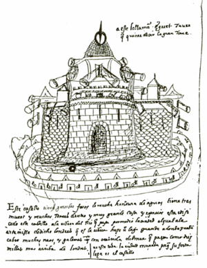 Archivo:Tower of London by Bernardino de Escalante