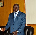 Vice President of Zimbabwe, Mr. Kembo Mohadi, at the Munhumutapa Building, in Harare, Zimbabwe on November 03, 2018 (cropped)