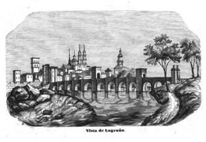 Archivo:Vista de Logrono 1845