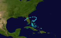 1965 Atlantic tropical storm 9 track.png