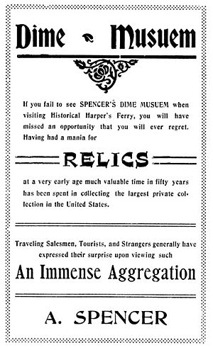 Archivo:Advertisement for Dime Museum