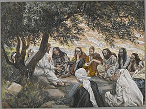 Archivo:Brooklyn Museum - The Exhortation to the Apostles (Recommandation aux apôtres) - James Tissot