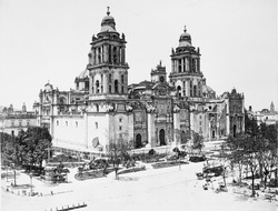 Archivo:Catedral Mexico 1880-1900