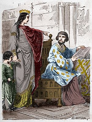 Archivo:Constance d'Arles et Robert II le Pieux
