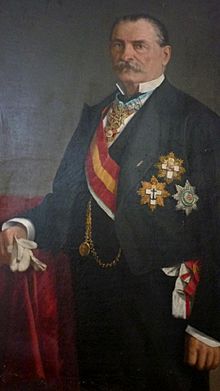 D. Ramón de Herrera y San Cibrián I Conde de la Mortera Iglesia de Mortera (del libro 125 años).JPG
