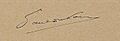 Dukas Paul signature 1924