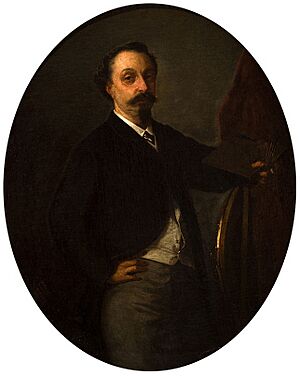 Archivo:Federico Martínez - Retrato del pintor Víctor Patricio Landaluze