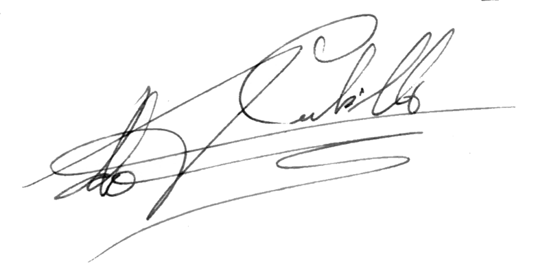 Firma de Antonio Cubillo