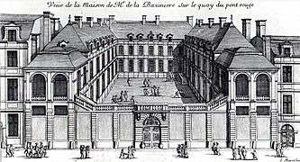 Hôtel de La Bazinière gravée par Jean Marot vers 1658