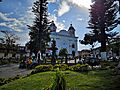 Iglesia de la Inmaculada Concepción, Aguadas - vista desde el Parque Bolívar 02